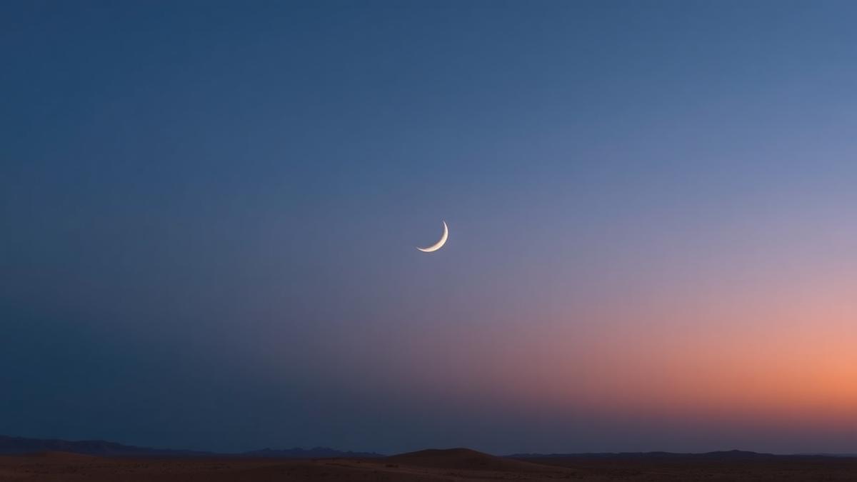 The Crescent Moon of the Month of Rabi al-Awwal, 1448 A.H.